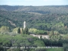 Vistes des del Castell de Solius - El campanar que apareix al bell mig de la fotografia, és el de l'Església de Santa Agnès de Solius