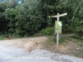 Camí d'accés a l'Església de Sant Joan de Montbó – Canet d’Adri