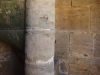 Església parroquial de Sant Medir de Cartellà – Sant Gregori - Detall de la base de l'escala de cargol