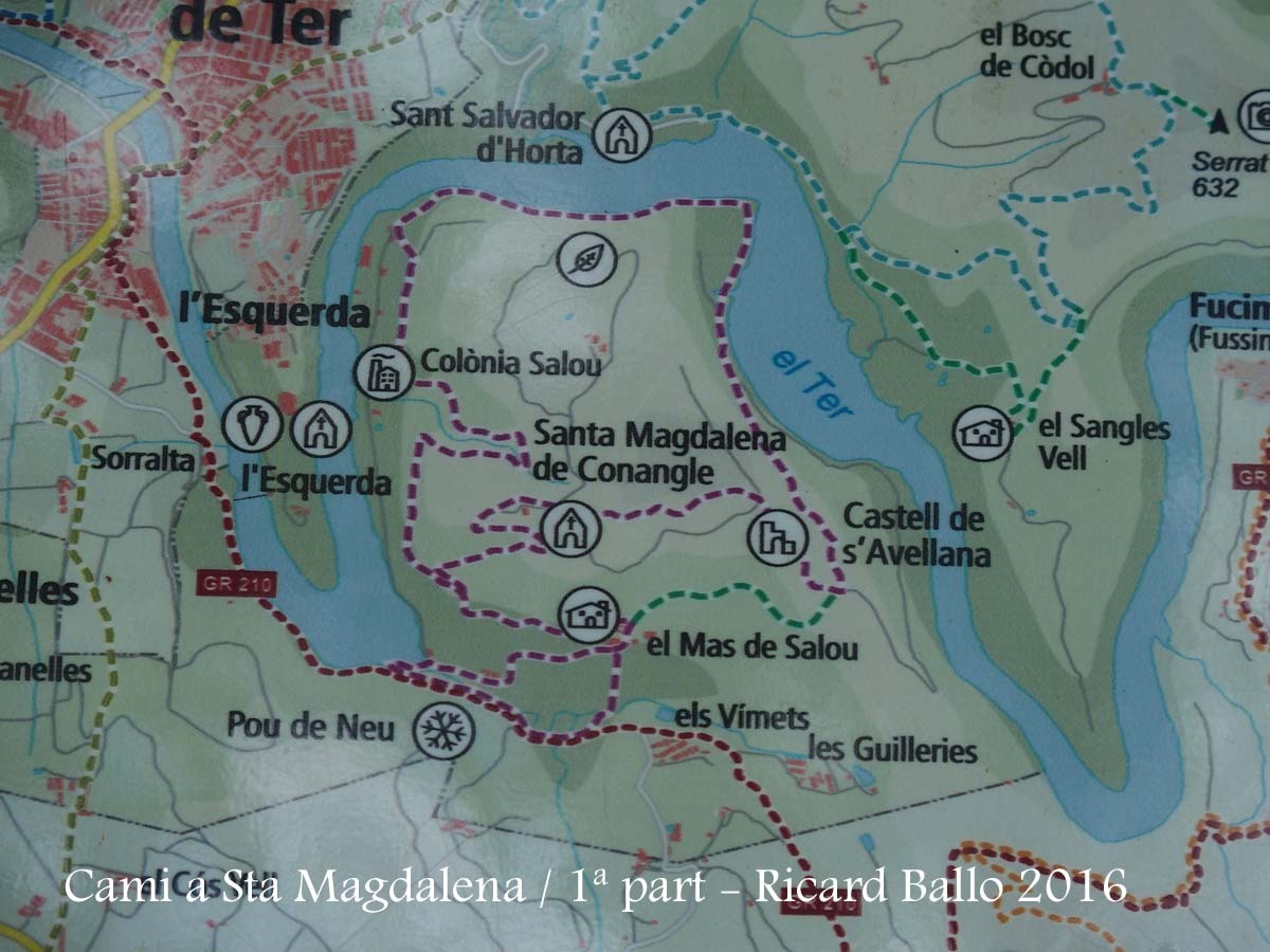 Monestir de Santa Magdalena de Conangle-1ª Part del camí