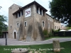 Torre del Bell-lloc – Girona - El cartell a la façana anuncia la commemoració del cinquantenari de l'escola ( 1965 - 2015)