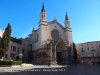 Basílica de Santa Maria – Vilafranca del Penedès - A l'esquerra de la fotografia, veiem el Palau Baltà.