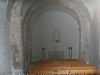 Capella de la Verge del Vinyet – Castellví de la Marca - Fotografia obtinguda a través de la petita portella reixada que hi ha a la porta d\'entrada.