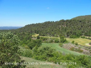 Vistes des de la Capella de Sant Bartomeu de la Vall de Vilaramó – Gaià