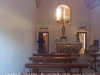 Capella de Sant Elm – Sant Feliu de Guíxols - Foto del interior obtinguda adossant l'objectiu de la màquina de fotografiar al vidre d'una finestra