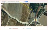 Castell d'Alfés-Itinerari-Captura de pantalla de Google Maps, complementada amb anotacions manuals.