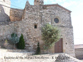 Fonolleres: Església parroquial de Santa Maria.
