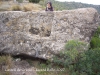Castell de Grialó. Cisterna tallada a la roca.