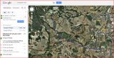 Castell de Gurb-Itinerari-Google Maps amb anotacions manuals.