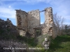 Castell de Malacara - Restes d\'unes construccions situades al davant del castell.
