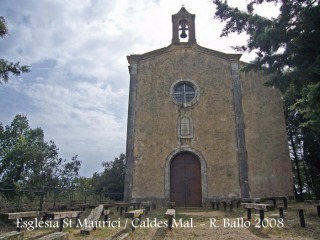 Castell de Malavella - Actual església de Sant Maurici.