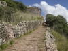Castell de Santa Àgueda-Ferreries/Menorca - Calçada romana original.