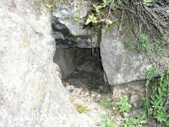 Castell del Montmell: Camí d'accés: Bufador.