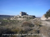 Vista del castell de Timor des de les restes de l\'església de Sant Jaume.
