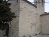 Església de Sant Julià d\'Estaràs - Part posterior - Aquí veiem, a la dreta, l\'antiga porta d\'entrada, tapiada.