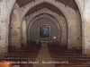 Església de Sant Miquel – Montblanc - Fotografia de l'interior obtinguda enganxant l'objectiu de la màquina de fotografiar al vidre del vestíbul de la porta d'entrada.