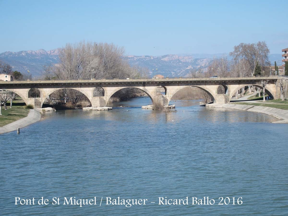 Balaguer - Riu Segre i Pont de Sant Miquel