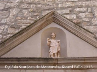 Església parroquial de Sant Joan – Montornès de Segarra - Avui en dia, si que hi ha un sant ...