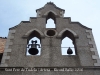 Església parroquial de Sant Pere de Tudela – Artesa de Segre - Una campana d'obús
