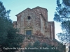 Església de Santa Maria de Cervelló - Vistes de l\'església des del lloc on estan situades les tombes antropomòrfes - 1