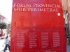 Fòrum provincial – Tarragona - Plafó informatiu situat davant de les restes