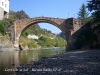 Gerri de la Sal. La Noguera Pallaresa Pont romànic.