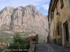 Vista de la muntanya de Montserrat, des de Collbató.