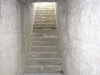 Castillo de Tiebas / NAVARRA - Escalera de acceso a una cámara subterrànea.
