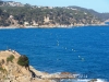 Camins de ronda de Lloret de Mar - Al fons, inconfusible, el castell d'en Plaja ...