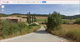 Torre de Ferragut - Itinerari - Captura de pantalla de Google Maps.