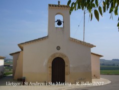 Lletger: Església de Sant Andreu i Santa Marina.