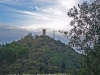 Vista del castell de Blanes, des de la Torre de Santa Bàrbara.