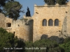 Torre de Tamarit - Al fons de la fotografia, el castell de Tamarit.