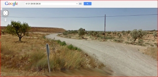 Torre d'Escarrega - Itinerari - Captura de pantalla de Google Maps.