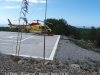 Camí de Palau Novella a Sitges - La Pleta - Durant l'estiu hi ha aquesta base on està estacionat un helicòpter preparat per lluitar contra els incendis forestals