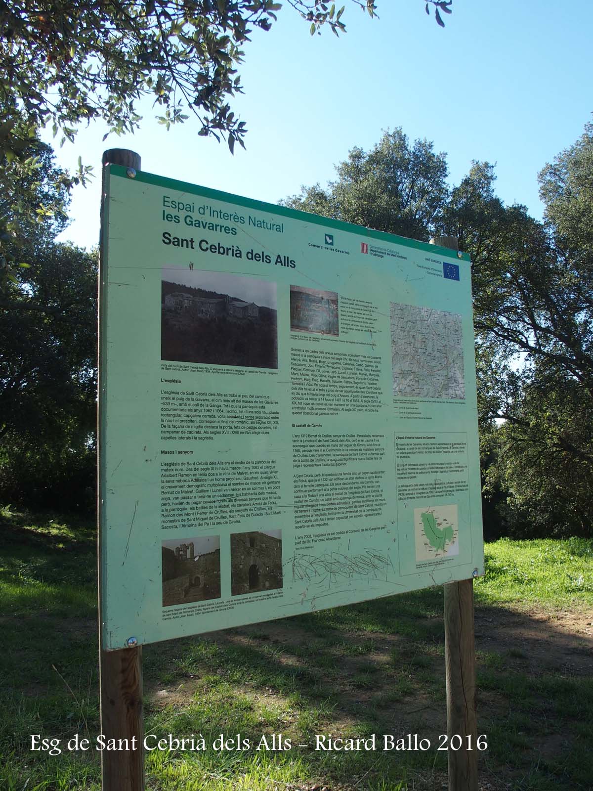 Castell de Sant Cebrià dels Alls – Cruïlles, Monells i Sant Sadurní de L’Heura