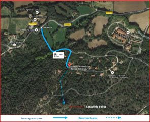 Camí al castell de Solius