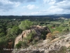 Vistes des del Castell de Solius - El campanar que apareix al fons de la fotografia, és el de l'Església de Santa Agnès de Solius