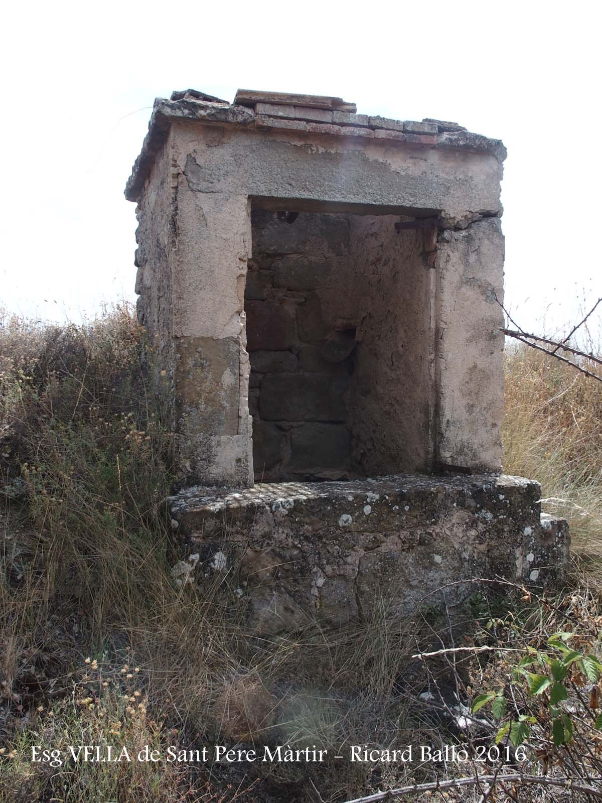 Església VELLA de Sant Pere Màrtir de Peracamps – Llobera - Cisterna