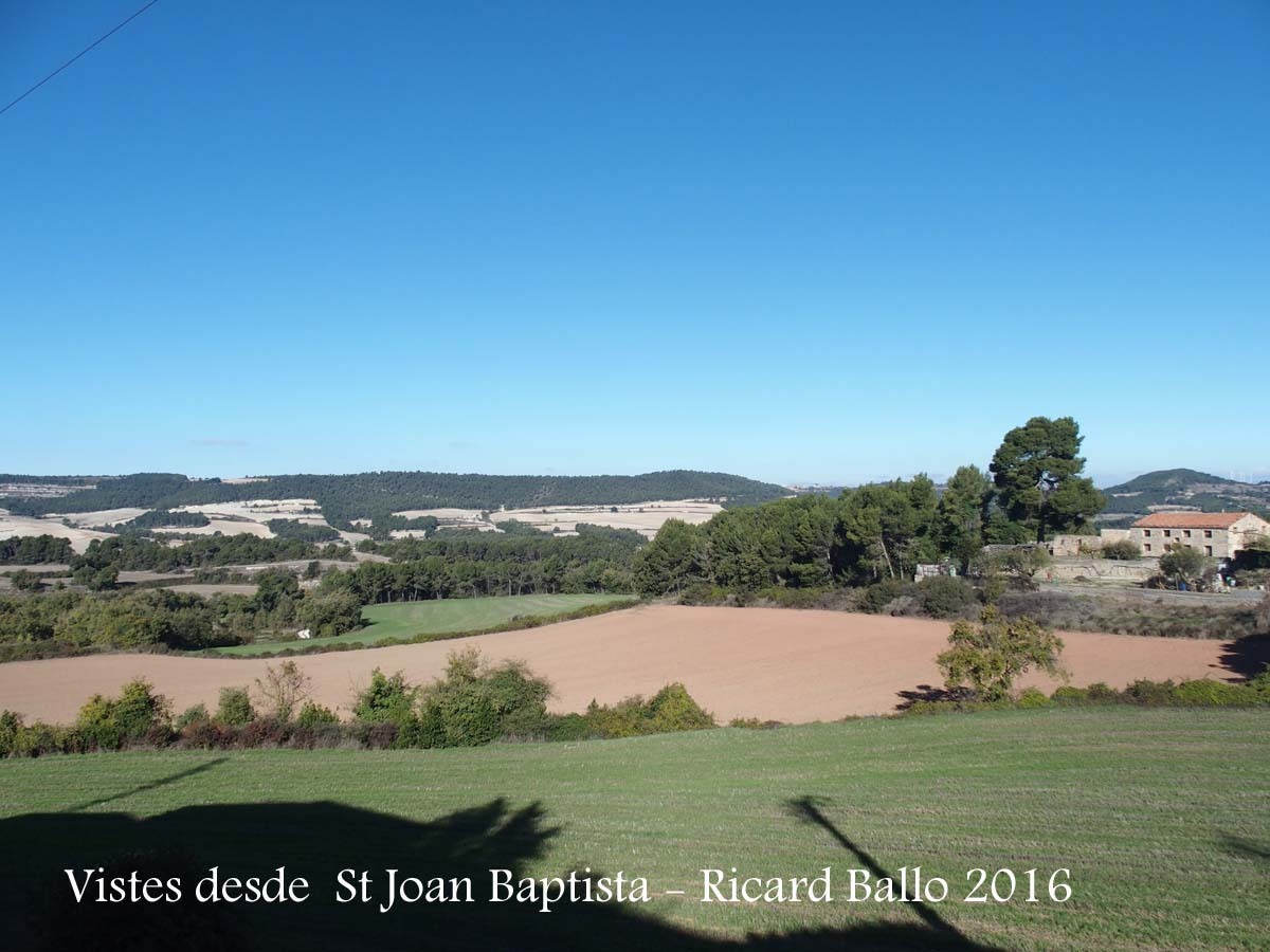 Vistes des de l\'Església de Sant Joan Baptista – Santa Coloma de Queralt