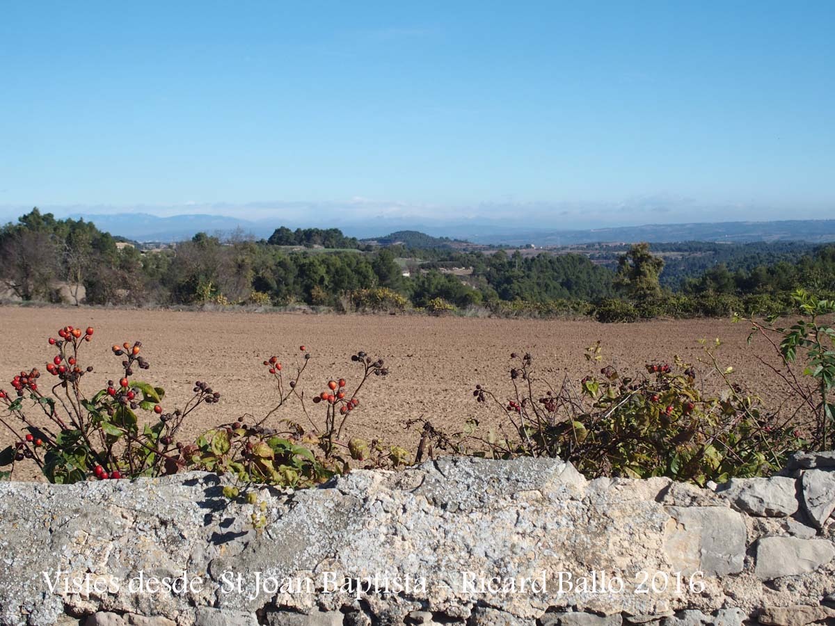 Vistes des de l\'Església de Sant Joan Baptista – Santa Coloma de Queralt