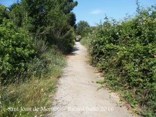 Camí d'accés a l'Església de Sant Joan de Montbó – Canet d’Adri