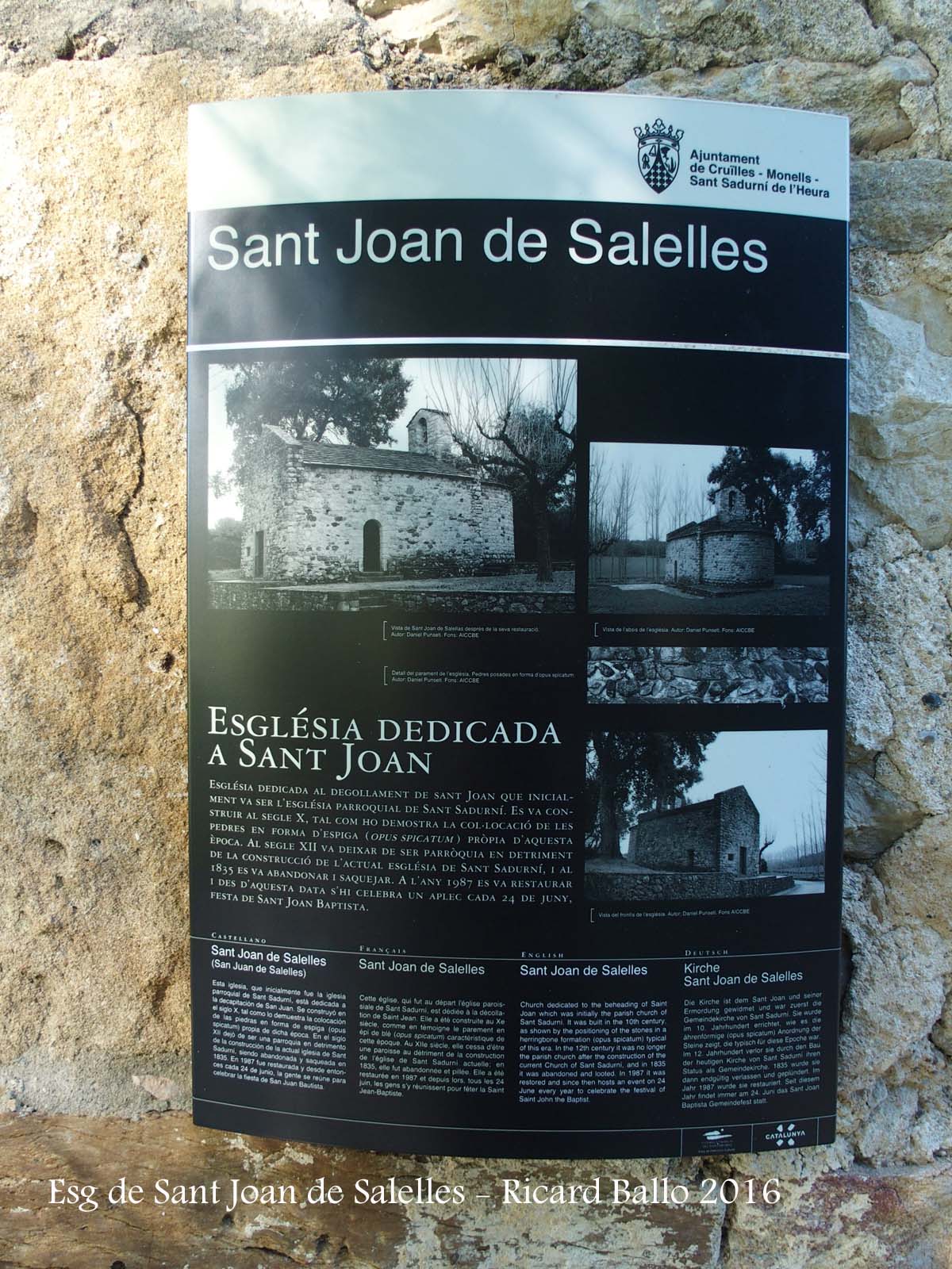 Església de Sant Joan de Salelles – Cruïlles, Monells i Sant Sadurní de l’Heura