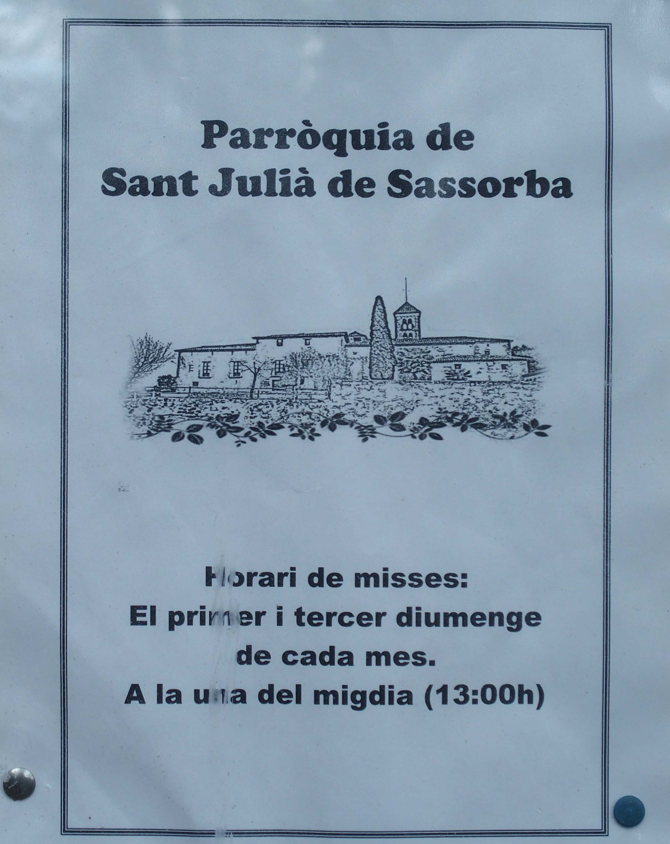 Església de Sant Julià Sassorba – Gurb