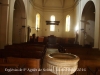 Església de Santa Agnès de Solius – Santa Cristina d’Aro - Fotografia aconseguida introduint l'objectiu de la màquina de retratar per una obertura de la porta d'entrada, doncs l'església estava tancada