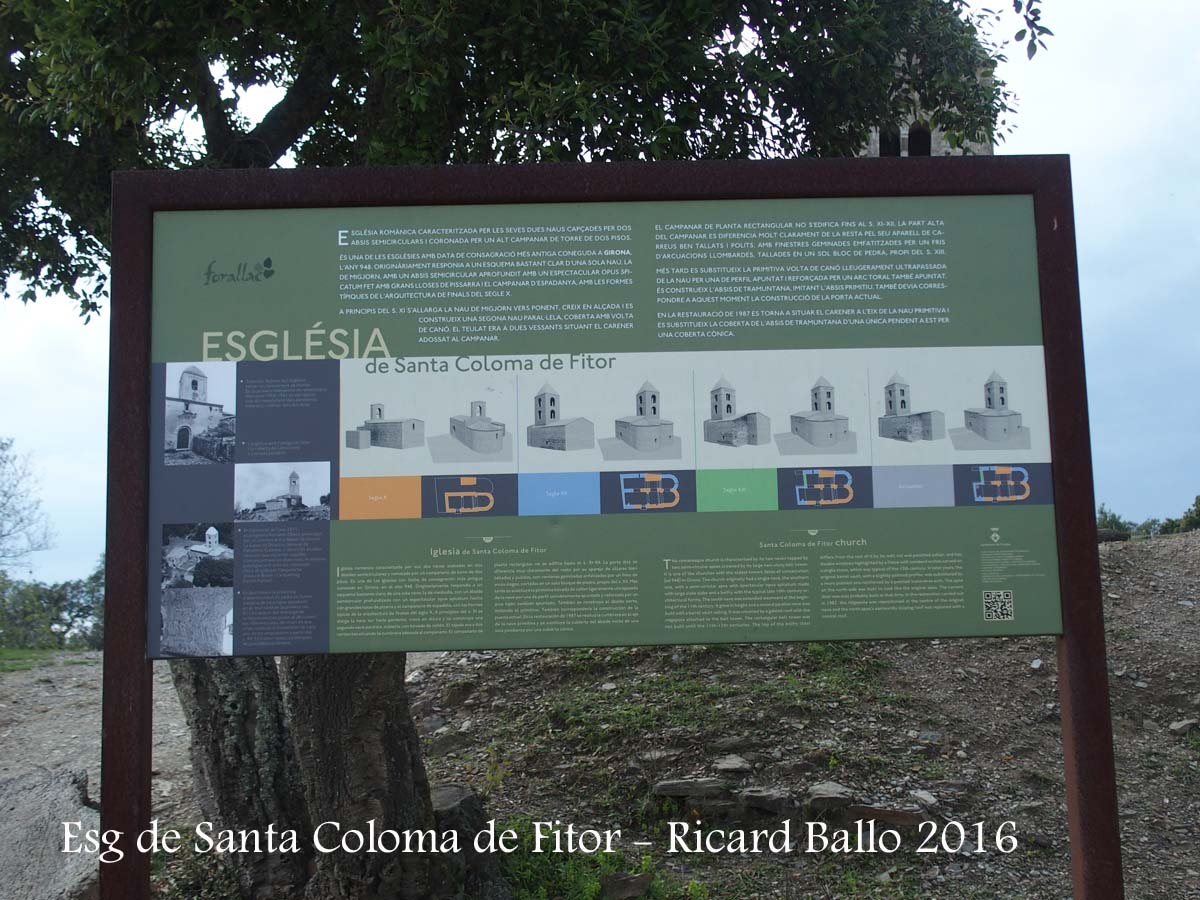 Església de Santa Coloma de Fitor - Forallac