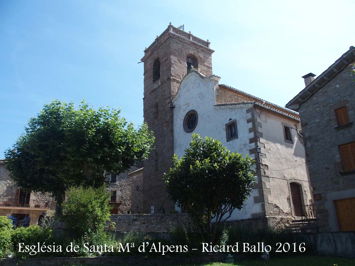 Església parroquial de Santa Maria – Alpens