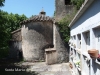 Església parroquial de Santa Maria de Ginestar – Sant Gregori - Vista de l'absis i part del cementiri adossat