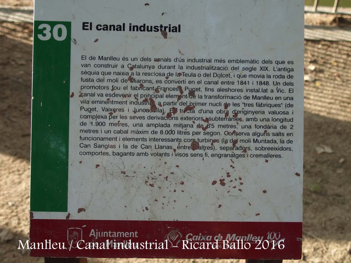 Manlleu - Canal industrial