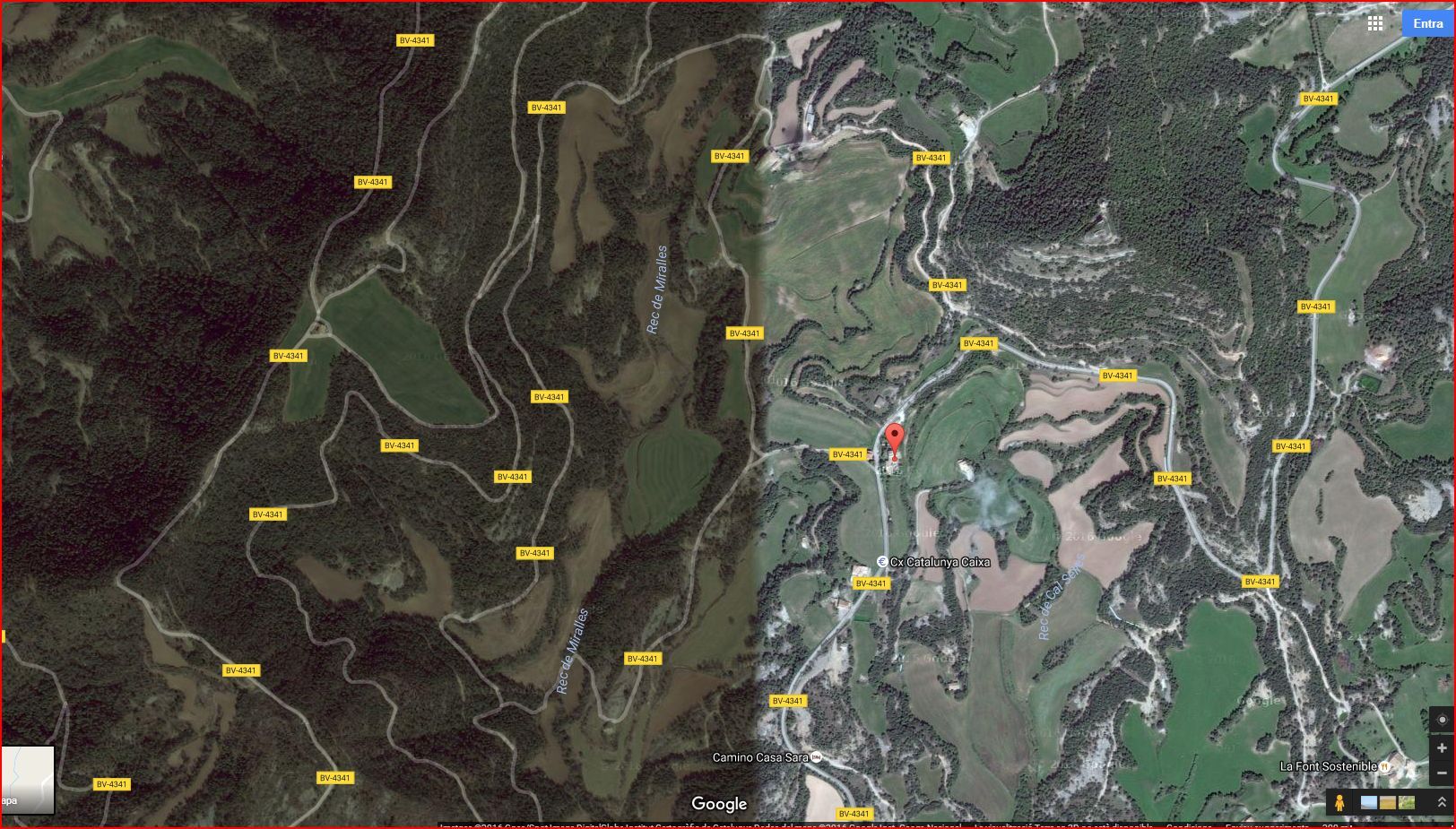 Carretera BV-4341-Captura de pantalla de Google Maps